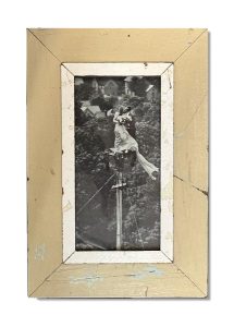 Reclaimed wood frame for picture size A4 Skinny 256