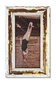 Reclaimed wood frame for picture size A3 Skinny 394
