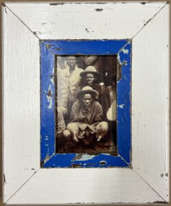 Reclaimed wood frame for picture size A6 Rectangle 1066