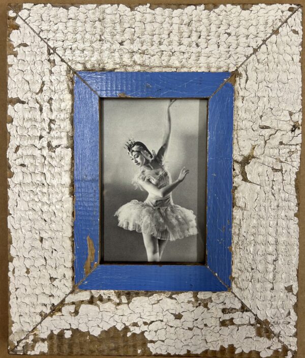 Reclaimed wood frame for picture size A6 Rectangle 1105