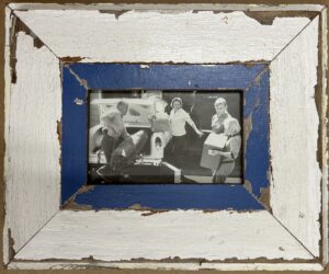 Reclaimed wood frame for picture size A6 Rectangle 1110