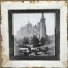 Reclaimed wood frame for picture size A3 Square 1521