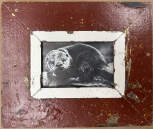 Reclaimed wood frame for picture size A6 Rectangle 1606