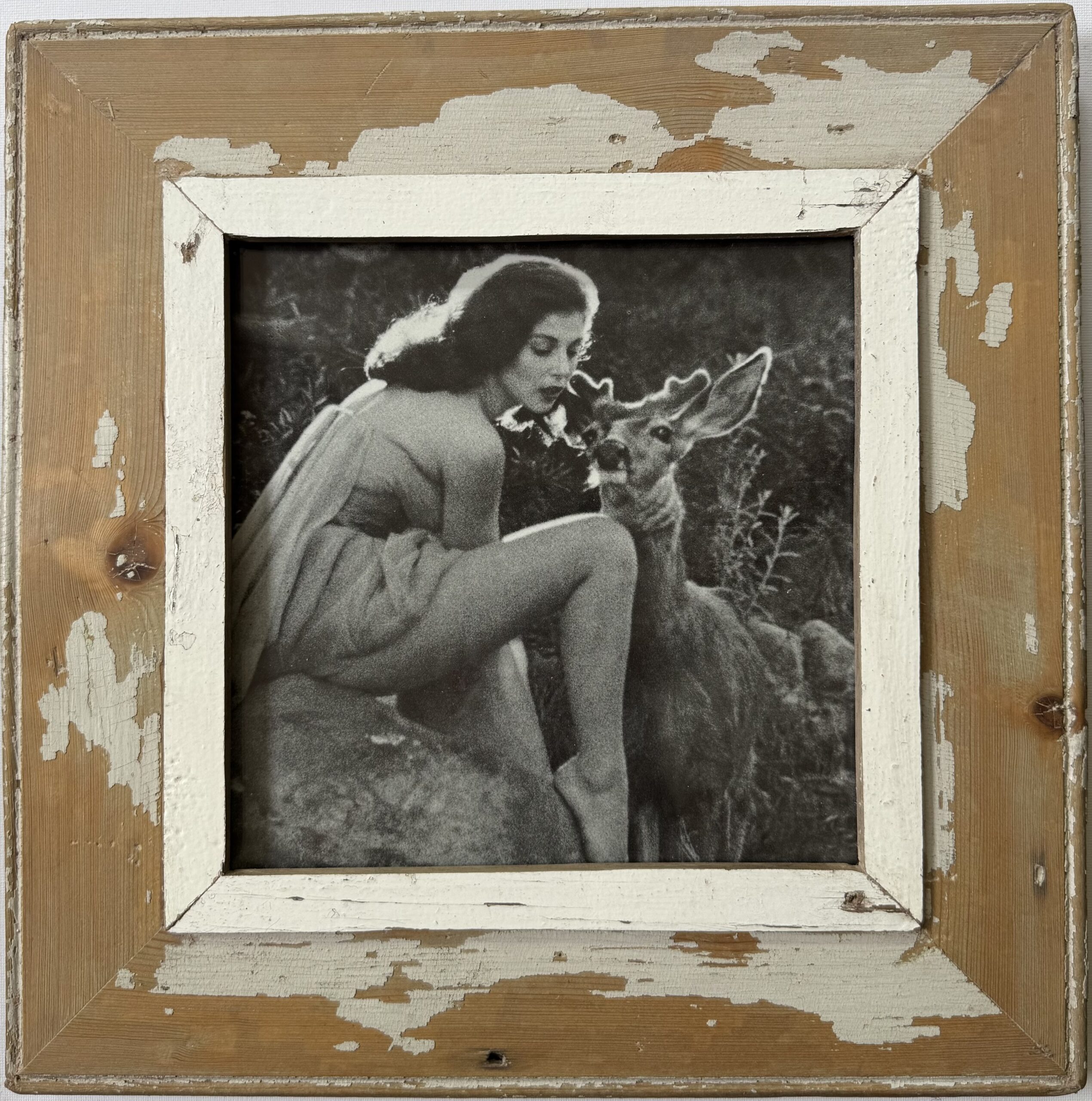 IMG_2665 Reclaimed wood frame for picture size A4 Square 1722