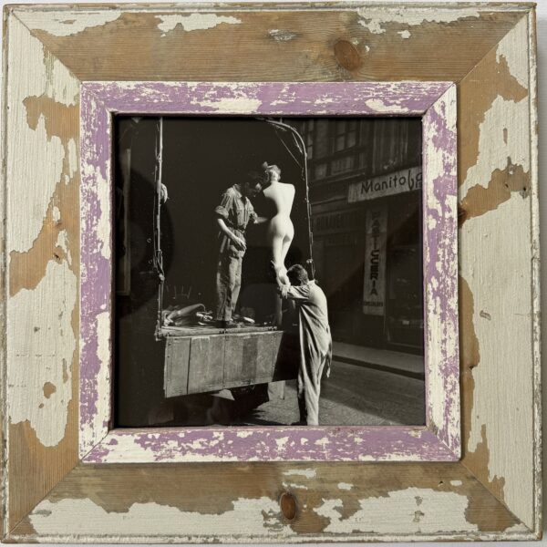 IMG_2666 Reclaimed wood frame for picture size A4 Square 1723