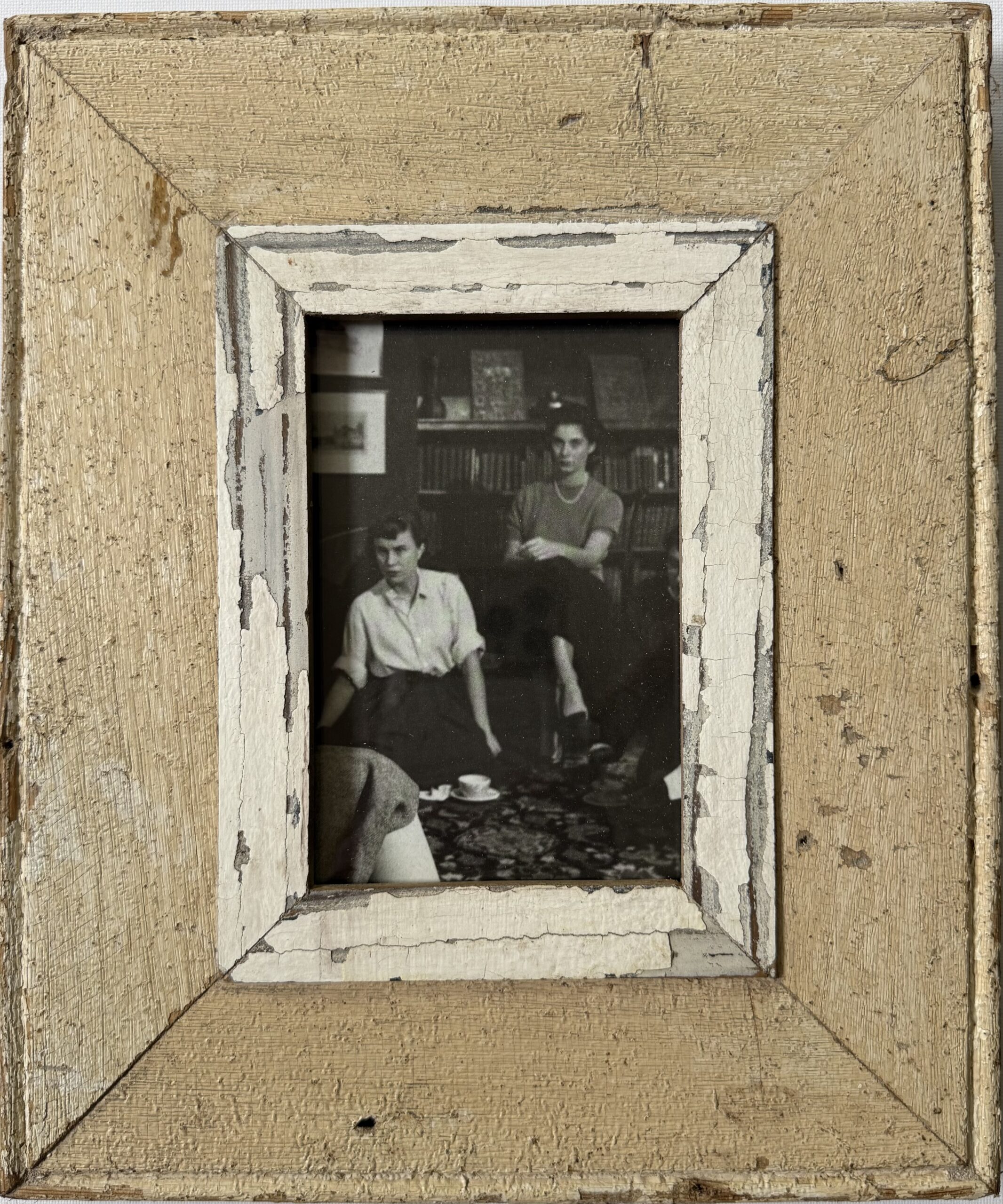 Reclaimed wood frame for picture size A6 Rectangle 1747