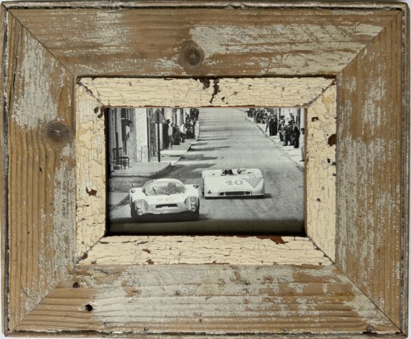 Reclaimed wood frame for picture size A6 Rectangle 1750