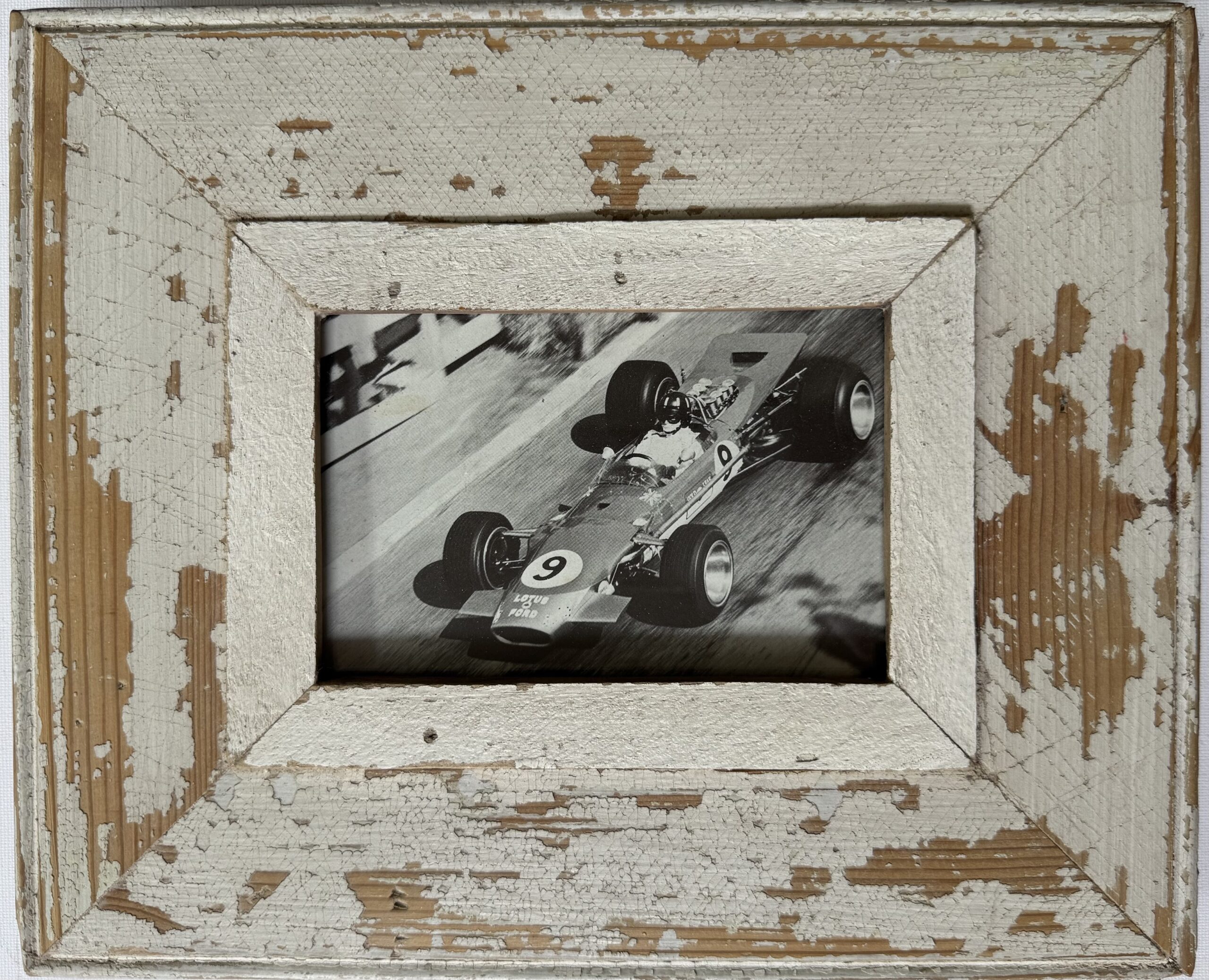 Reclaimed wood frame for picture size A6 Rectangle 1761