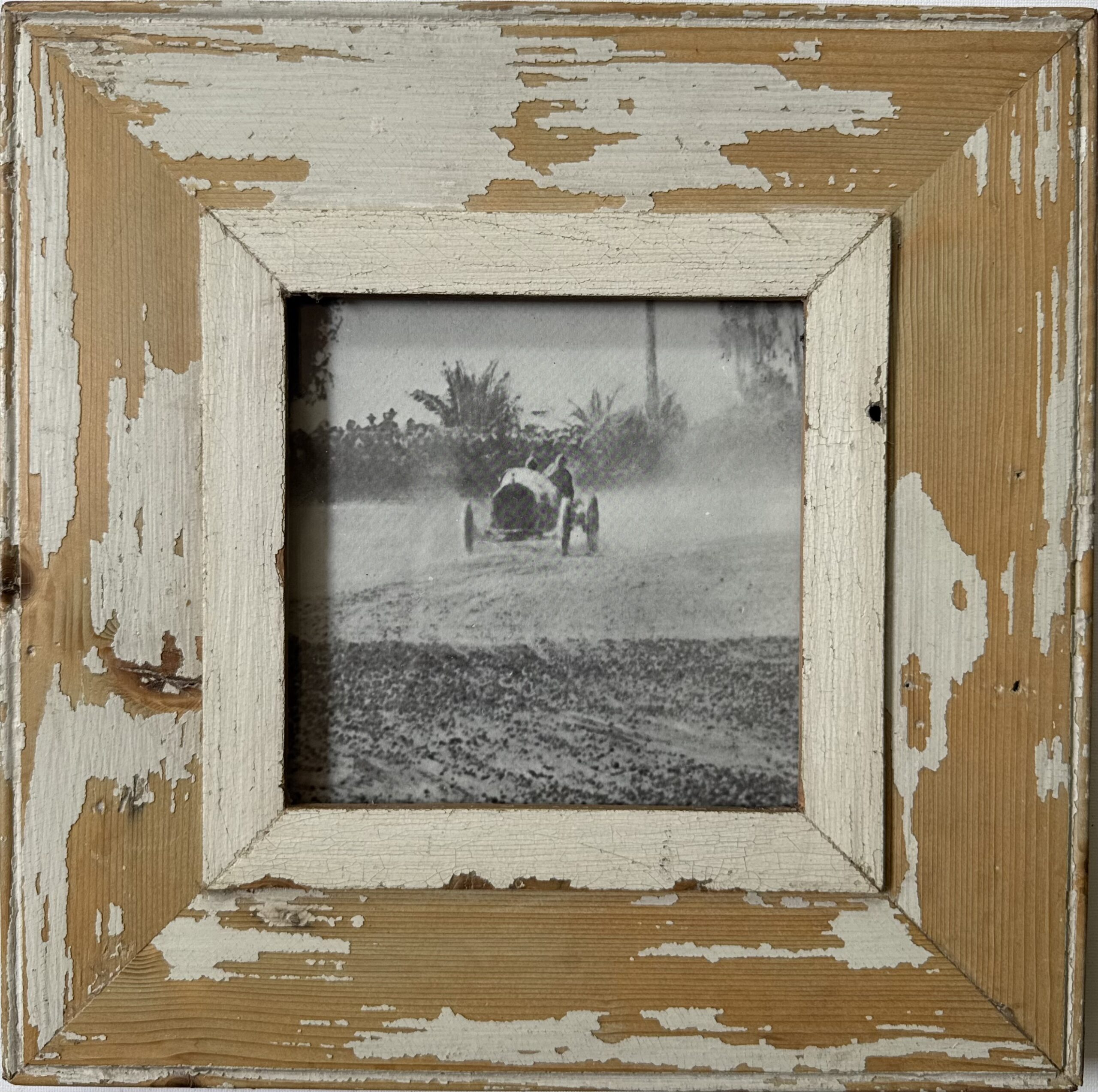 Reclaimed wood frame for picture size A5 Square 1798